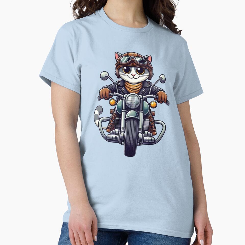 "Motorcycle Cat Rider" by Dogandesighn