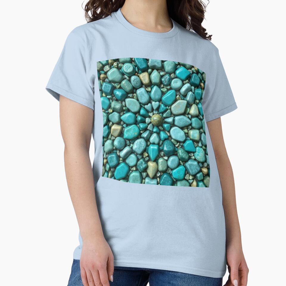 Turquoise Stone 2 by HebaRK Studio