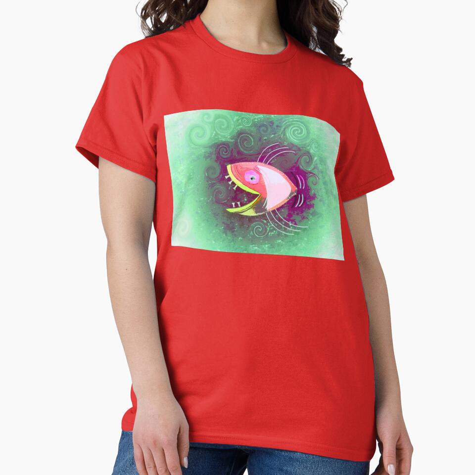 Boho Fish Home Décor or Art Bohemian Vibes Hippie Style 1 of 2 by Beachy