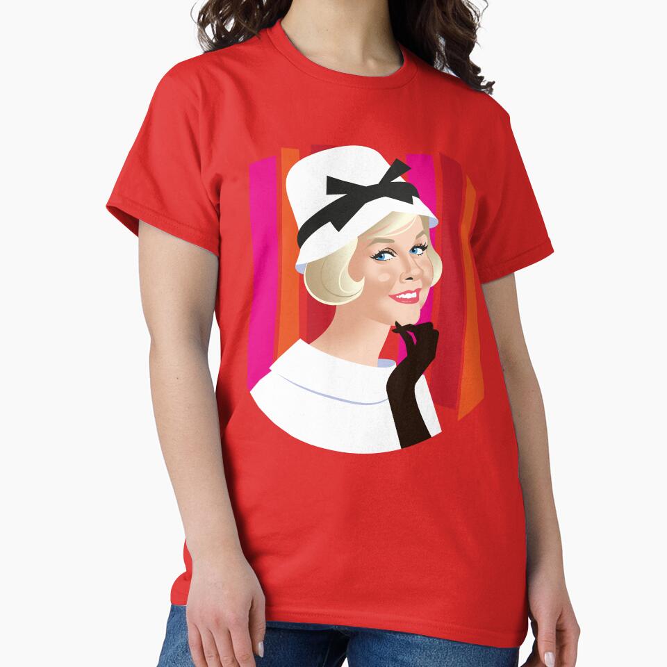 Lady in white hat and black bow by AleMogolloArt