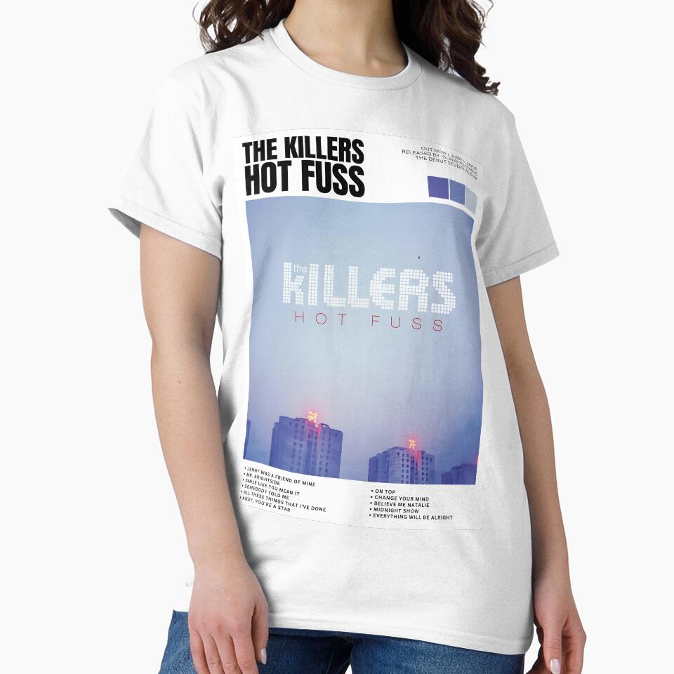 Hot Fuss The Killers Newspaper Lyrics Album Cover by apixelwall