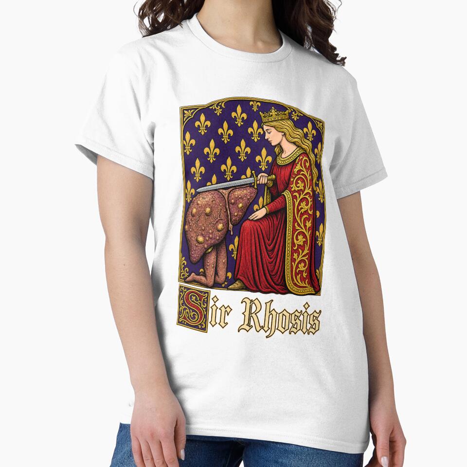Sir Rhosis Medieval Gothic Dark Humor Vintage Art by margamPagenberg