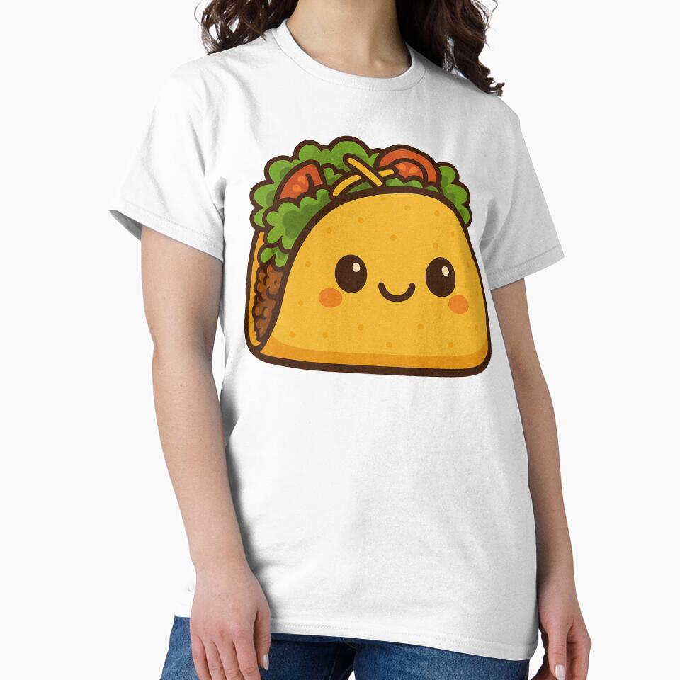 Cheerful Cartoon Taco with a Friendly Smile by MonoArt MA
