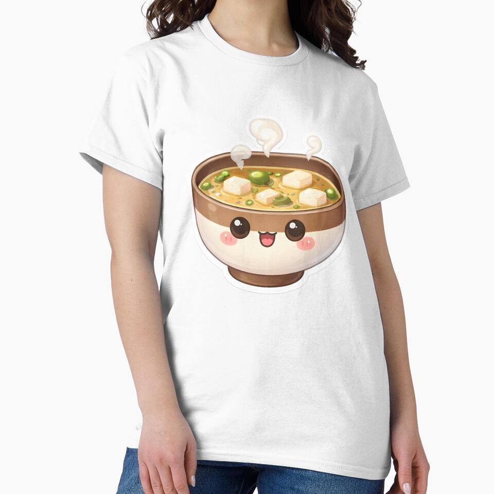 Cute Kawaii Miso Soup – Japanese Food Lover Sticker by DesignEG