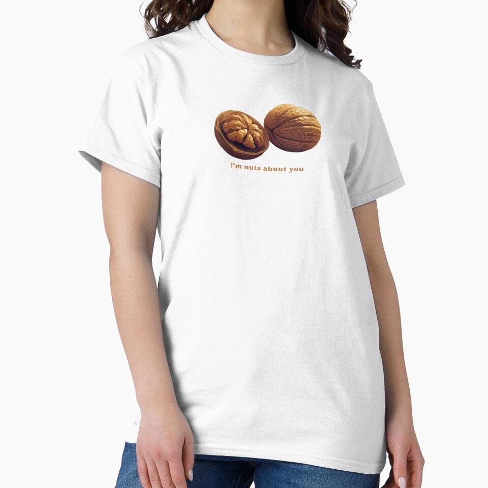 I’m Nuts About You - Cute Pun | TeeHee Puns Funny Design by TeeHee Puns