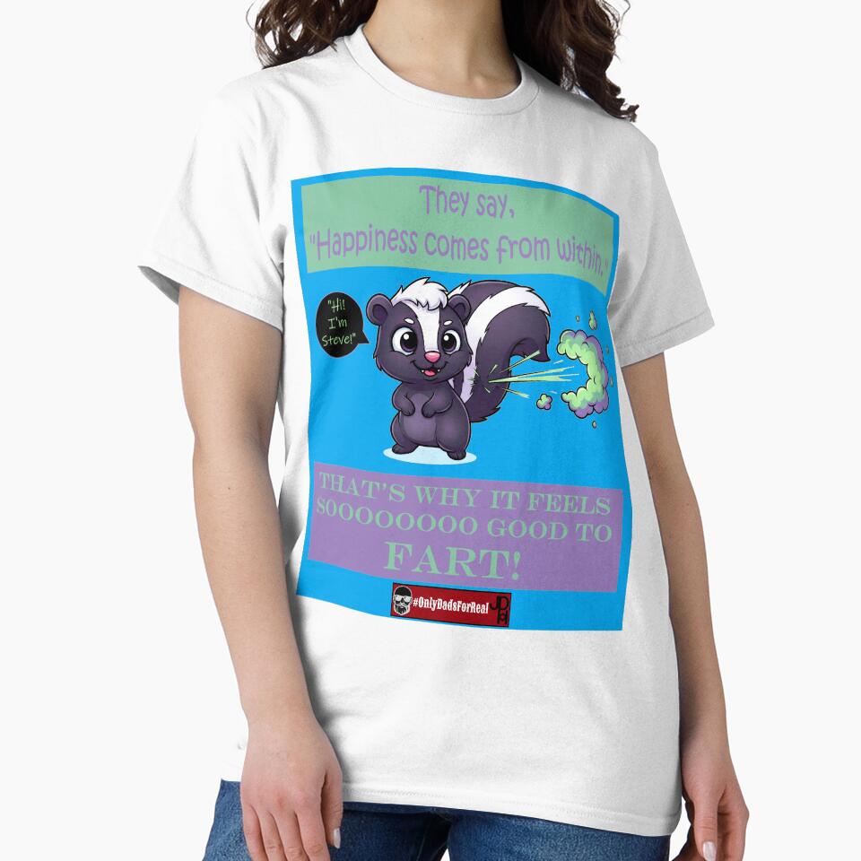 Farting Skunk (Blue) *More Colors Available in Collection by OnlyDadsForReal