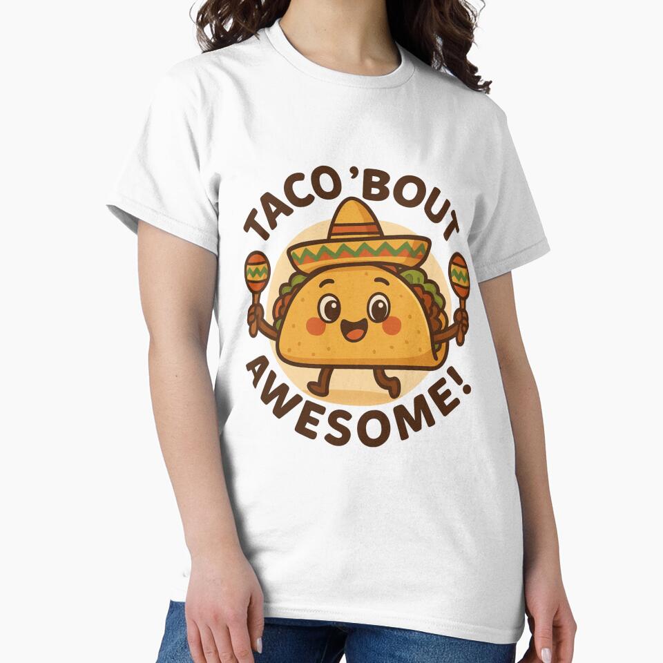 Taco 'Bout Awesome ! – Cute Kawaii Taco Fiesta Design by nOstalgiK2
