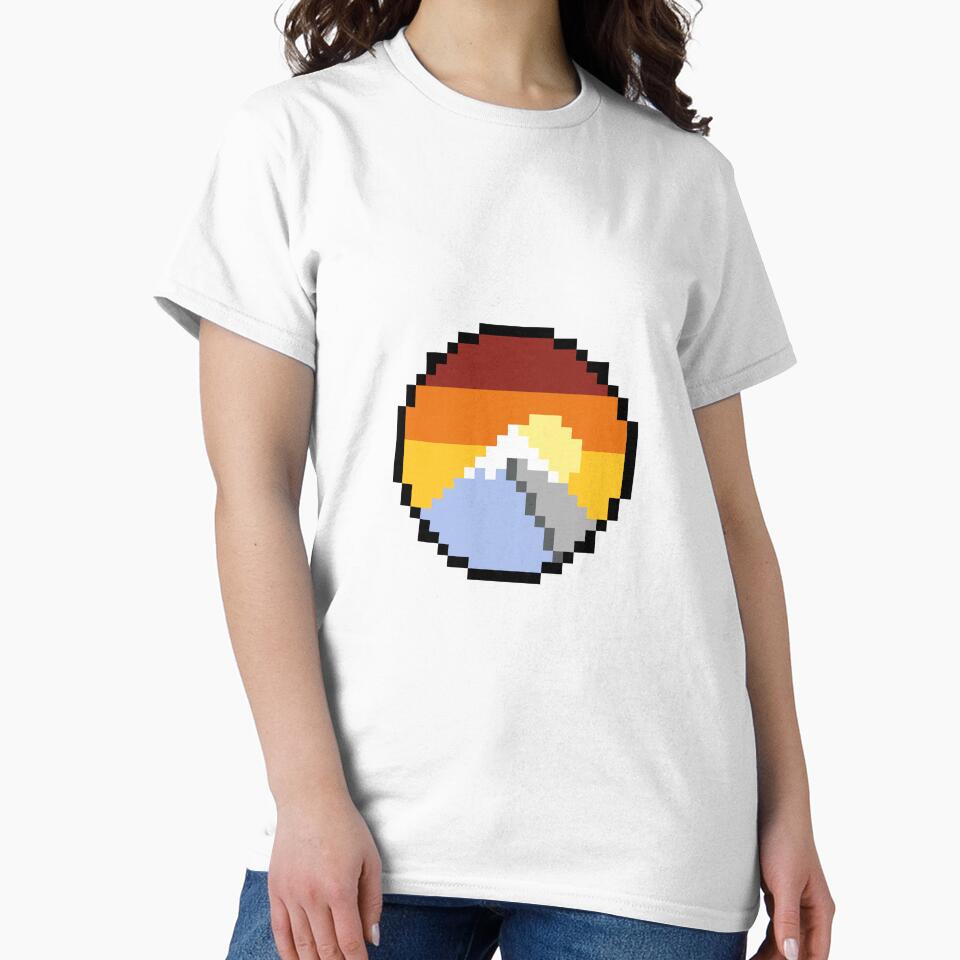 Pixel mountain sunset scenery by Esmeraldas2