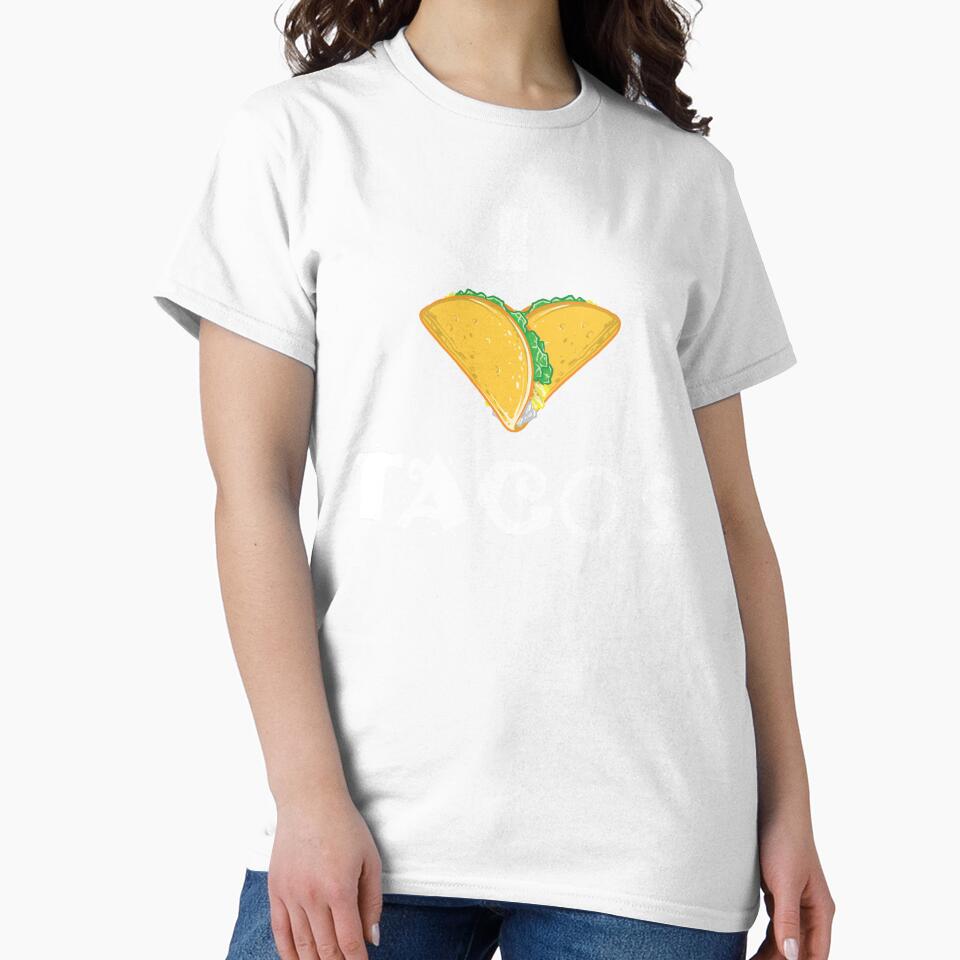 I Love Tacos, Tacos Humor, Funny Taco Lovers by Vinson-MFG