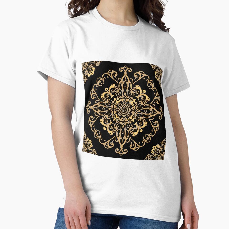 Golden symetry design for t shirt by MychoiceMytrend