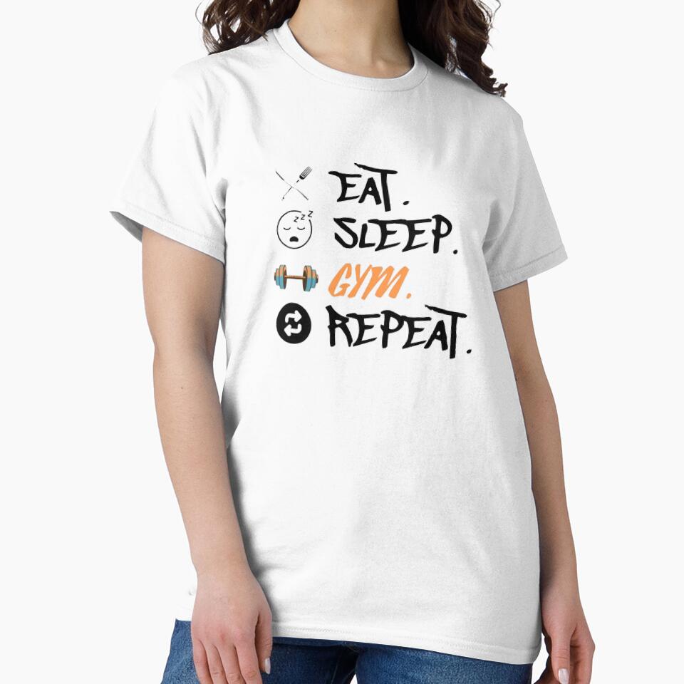 Eat Sleep Gym Repeat by KoumlisArt