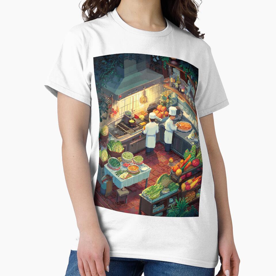 Retro Pixel Art Food by bapupa