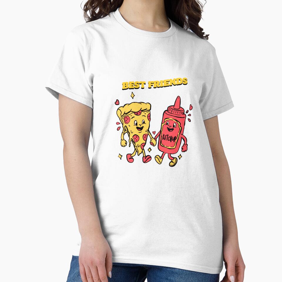 Pizza and Ketchup (Best Friends) by beboplab