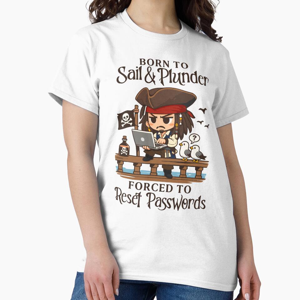 Born to be a Pirate forced to Work by wolfkin-design