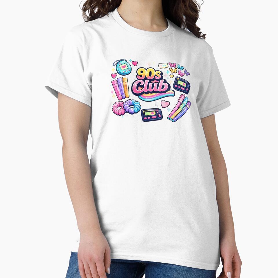 90s Club Shirt – Retro 1990s Nostalgia Tee | Vintage Throwback Aesthetic for 90s Kids by MEMORY-LN-Tees
