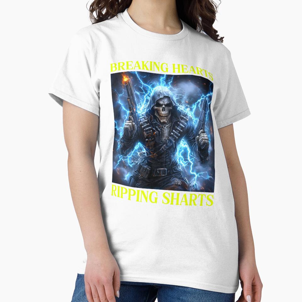 Breaking Hearts Ripping Sharts Oddly Specific by RockFireMerch