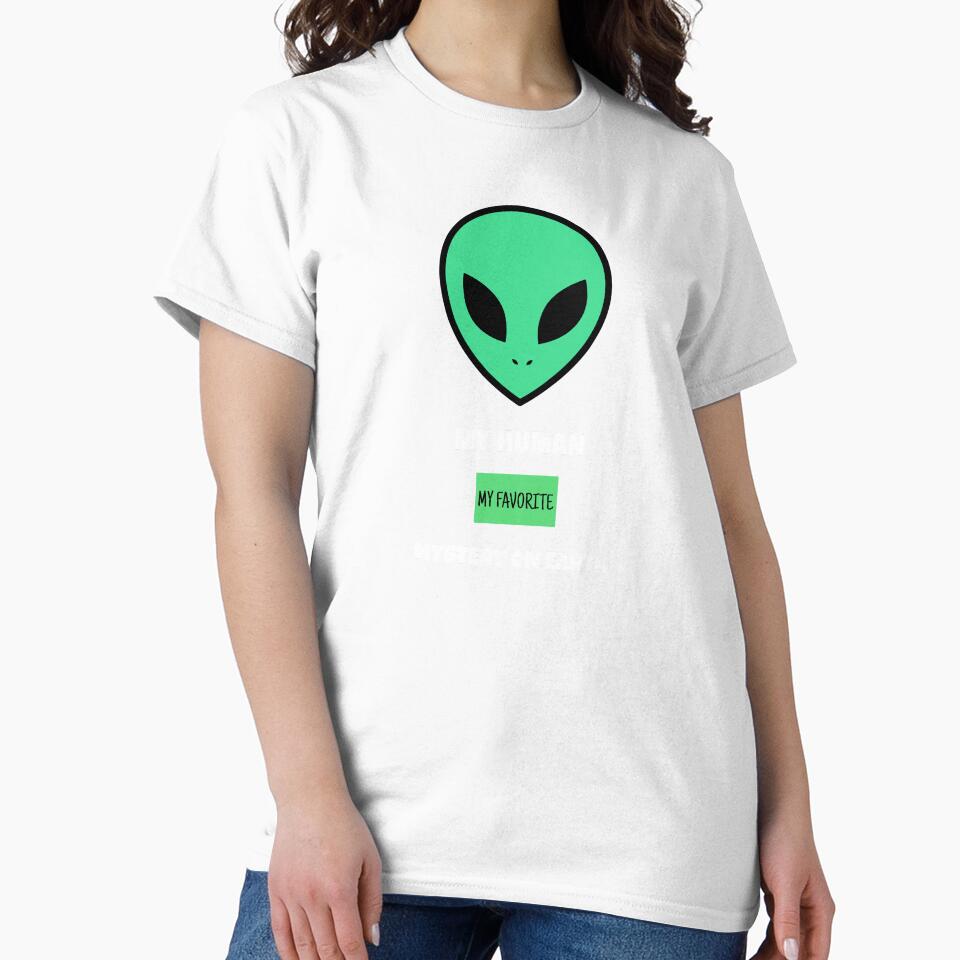 My Human My Favorite Mystery On Earth Retro 90's T-Shirt by NVKshoppe