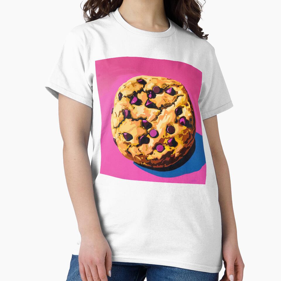 Chocolate Chip Cookie Pop Art 1 by AstroRisq