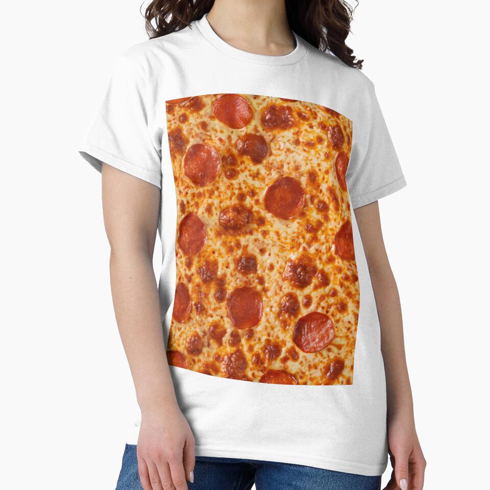 Pepperoni Pizza Pattern by GroovyRaffRaff