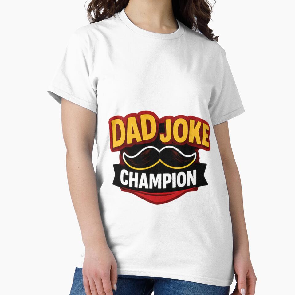 Dad Joke Champion Funny Dad Sticker | Meme Father Design by PoojaArtLab