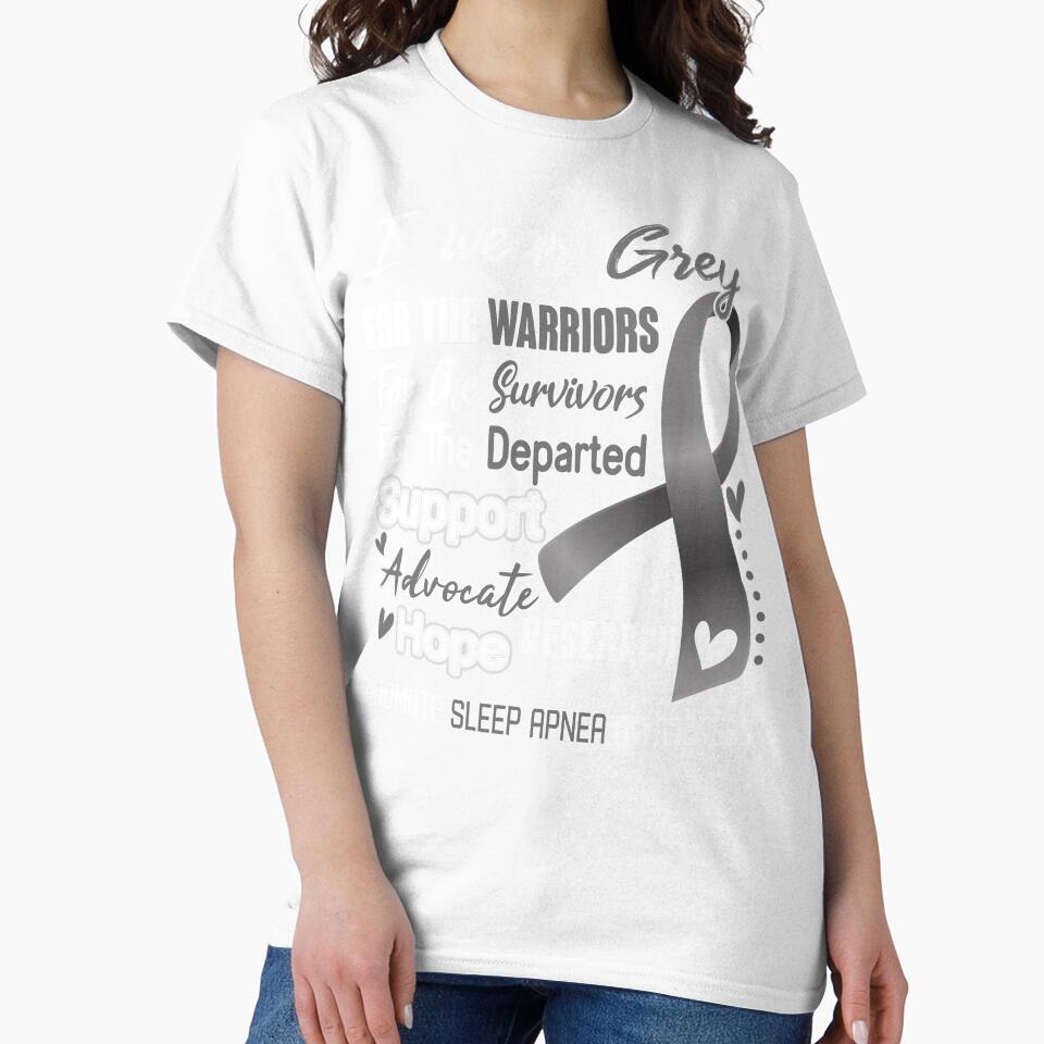 I Wear Grey For The Warriors Promote Sleep Apnea Awareness by hvoid41