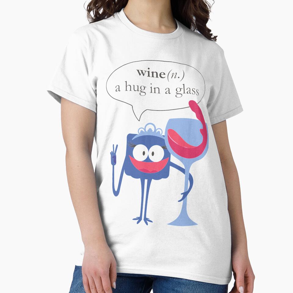 Wine A Hug In A Glass by Frenur