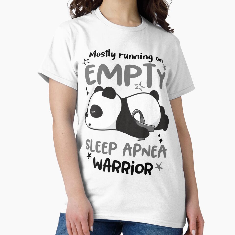 Sleep Apnea Awareness - Mostly Running On Empty Sleep Apnea Warrior by Hilten