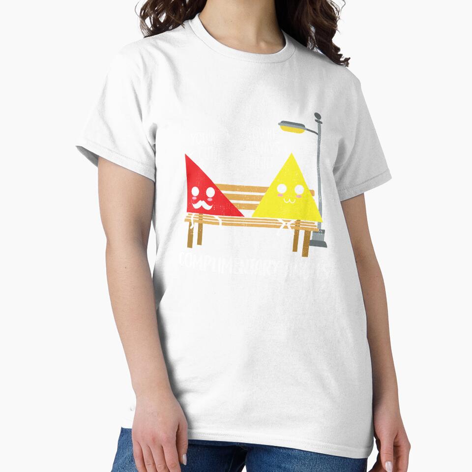 Funny Geometry Pun Gift Design Complimentary Angles design by Lisbob