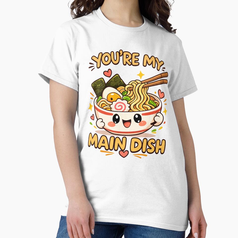You're My Main Dish Cute Food Pun by Papier Atelier Art