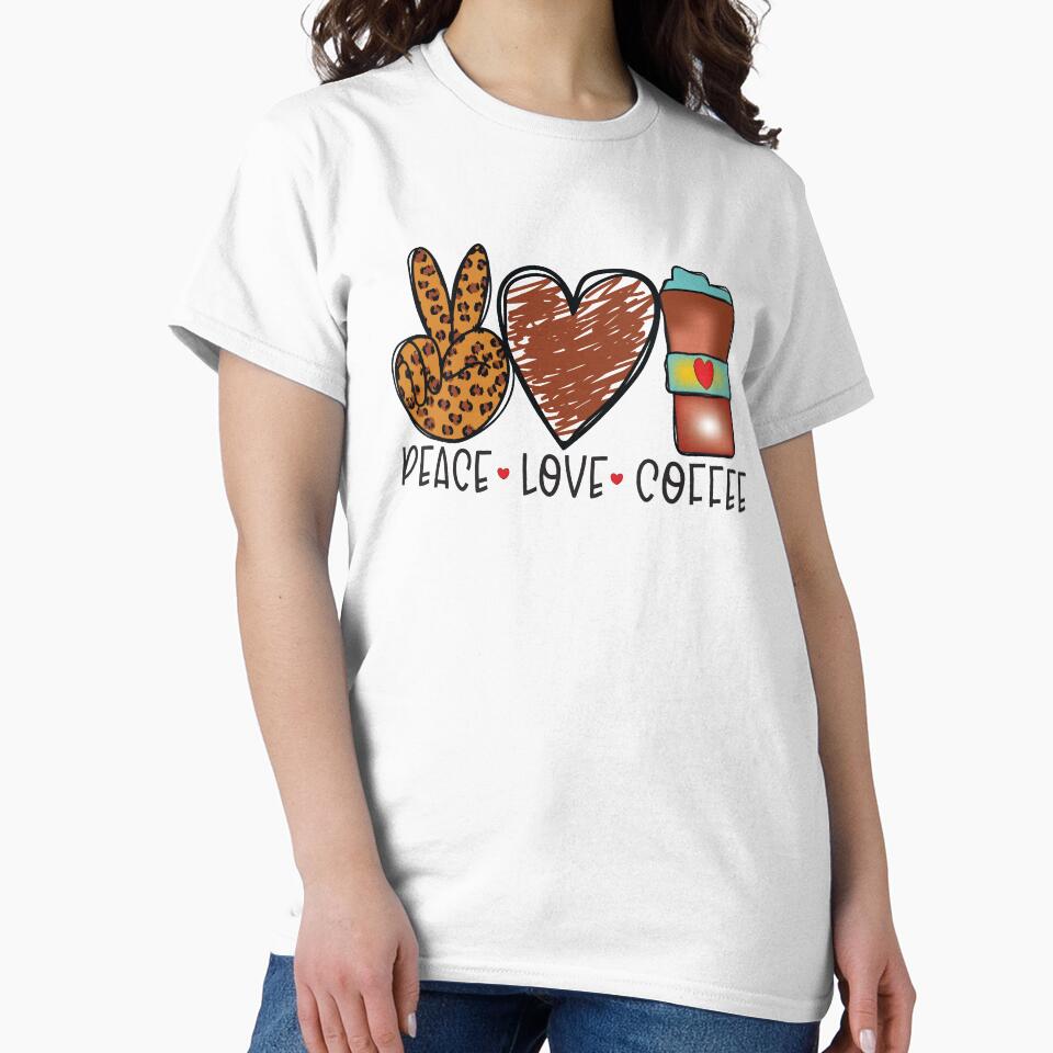 Peace Love Coffee | Coffee Fan by simplife-art