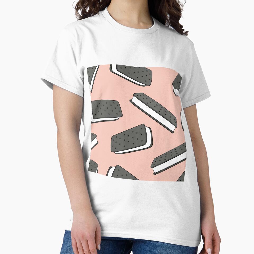 ice cream sandwich - peach by littlearrow