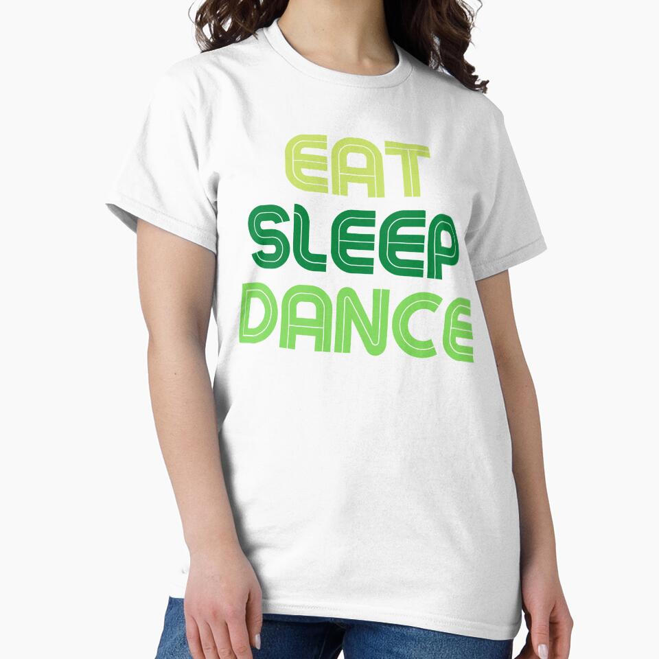 Eat Sleep Dance Repeat Green Saying by kyds