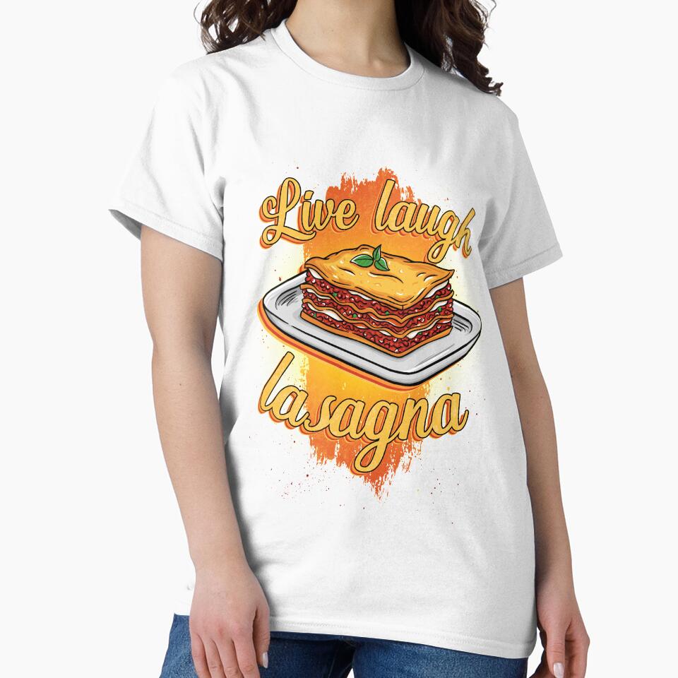 Live laugh lasagna | tasty food by Svinil