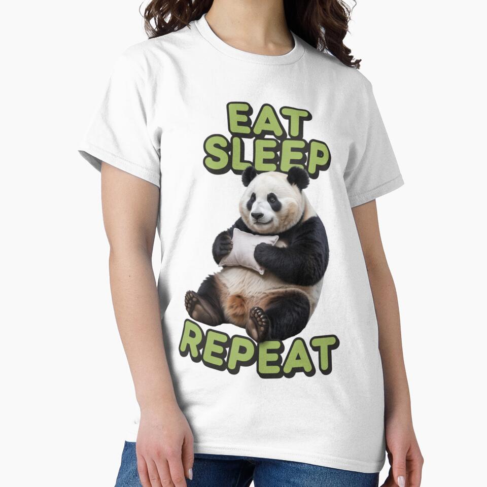 Lazy Panda - Eat Sleep Repeat by 123ks