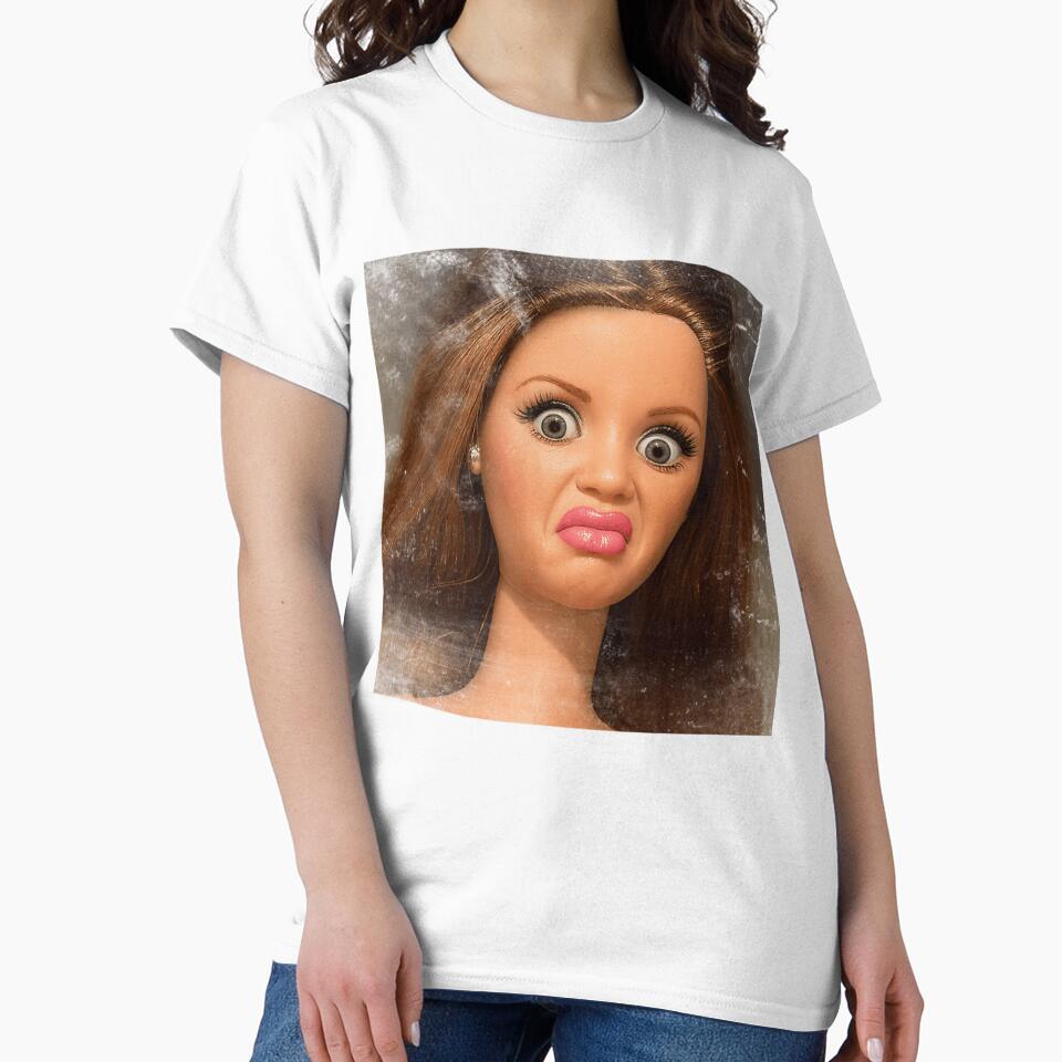 Disgusted Doll Meme Face  Funny Retro Doll Reaction by Nice Wheels