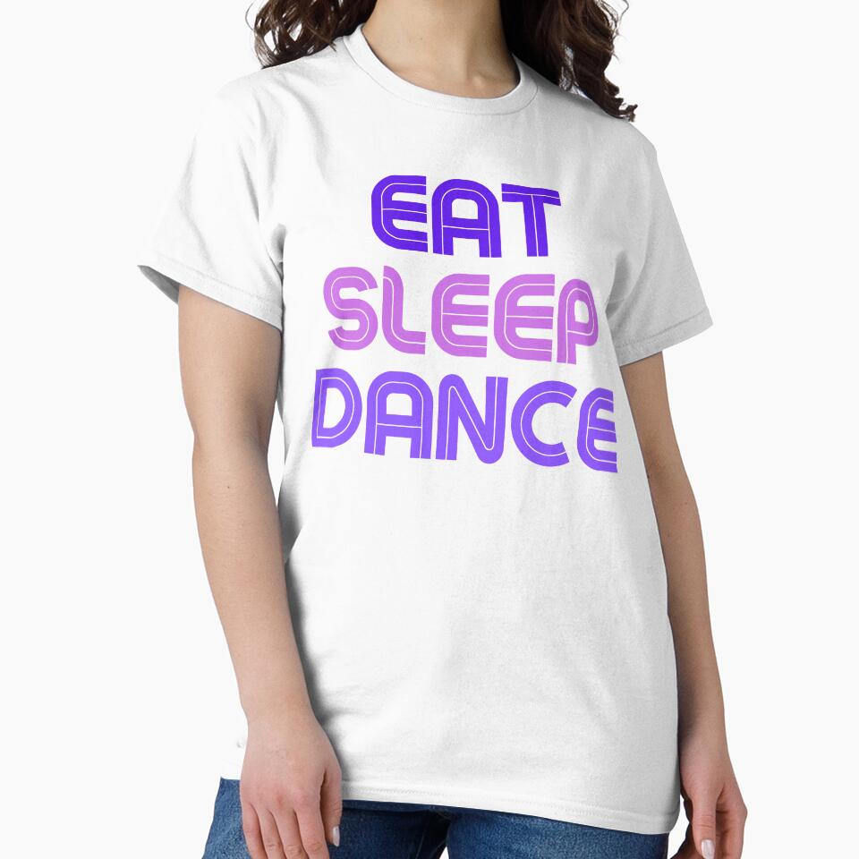 Eat Sleep Dance Repeat Purple Saying by kyds