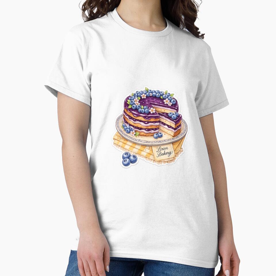 beautiful and magical blueberry sliced ​​cake by LiriosLand