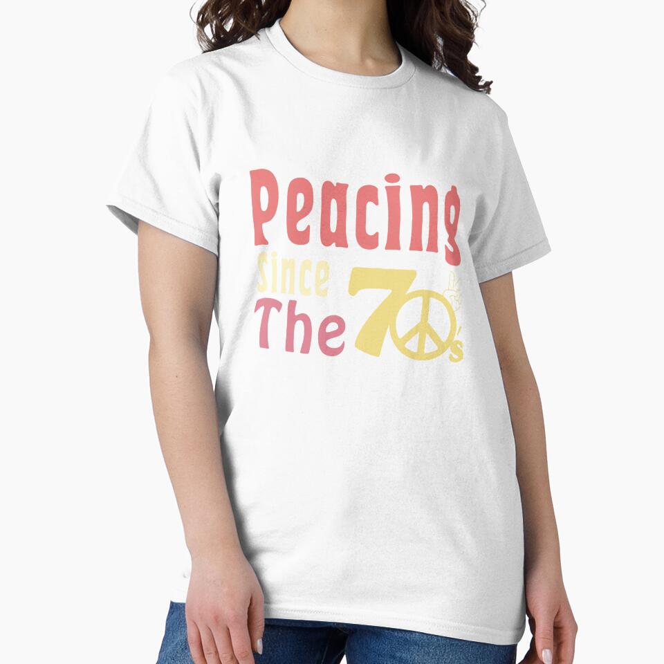 Peacing Since The 70's Colorful by MinimalSketches