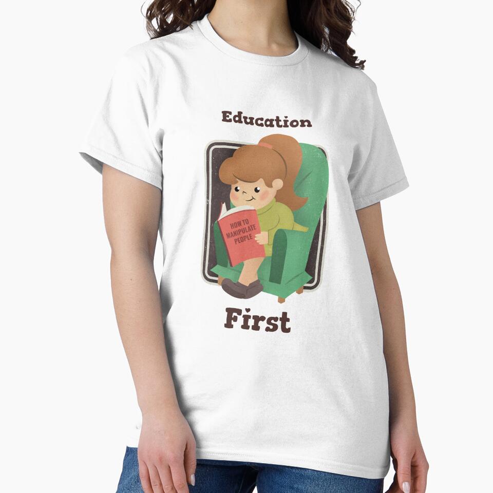 How To Manipulate People - Education First Black Humor by MoTeesMo