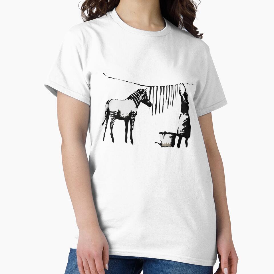 BANKSY Washing Zebra Stripes by inkstyl
