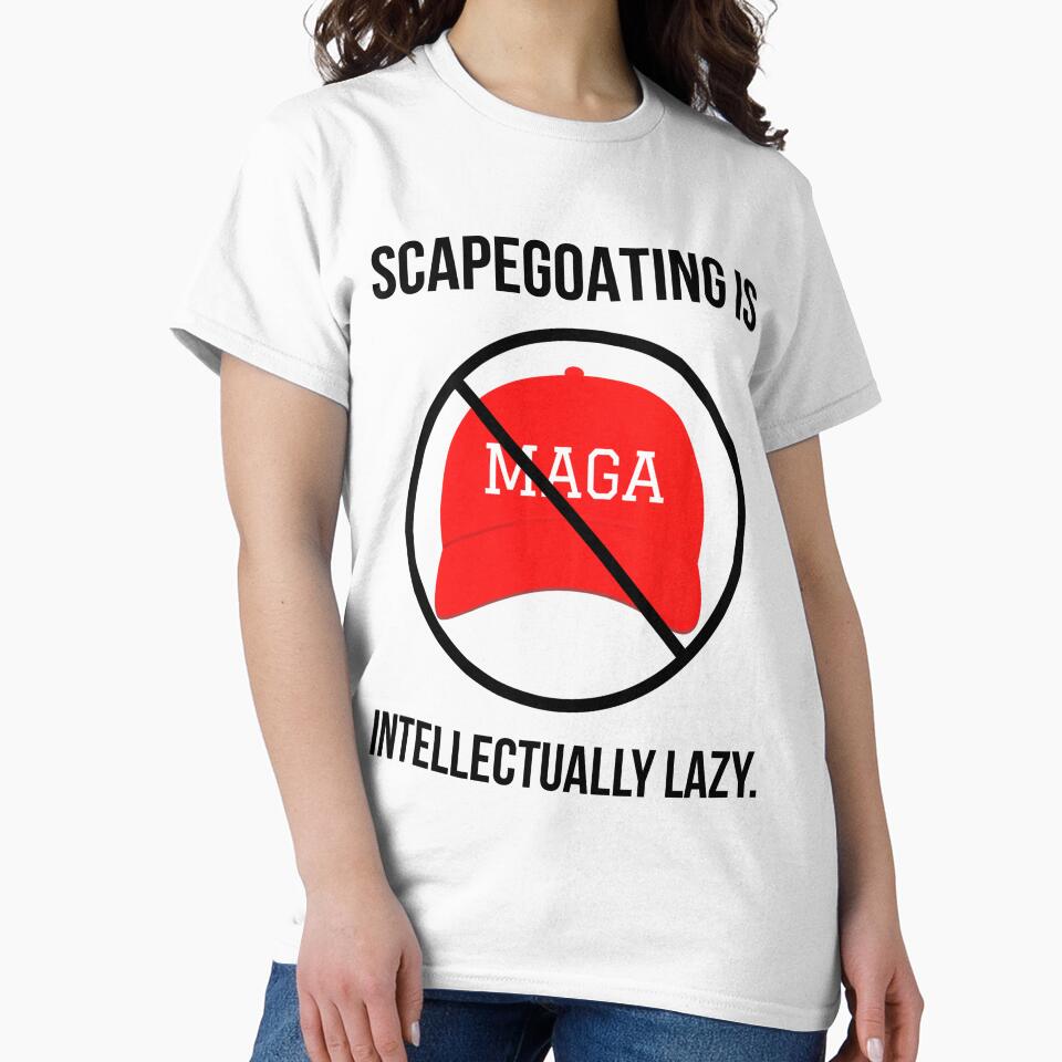 Scapegoating is intellectually lazy. by Rachel the Artist