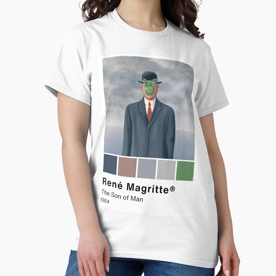 René Magritte - The Son of Man - Pantone Color swatch, Art Paintings Art history by Lemon-y-Shark