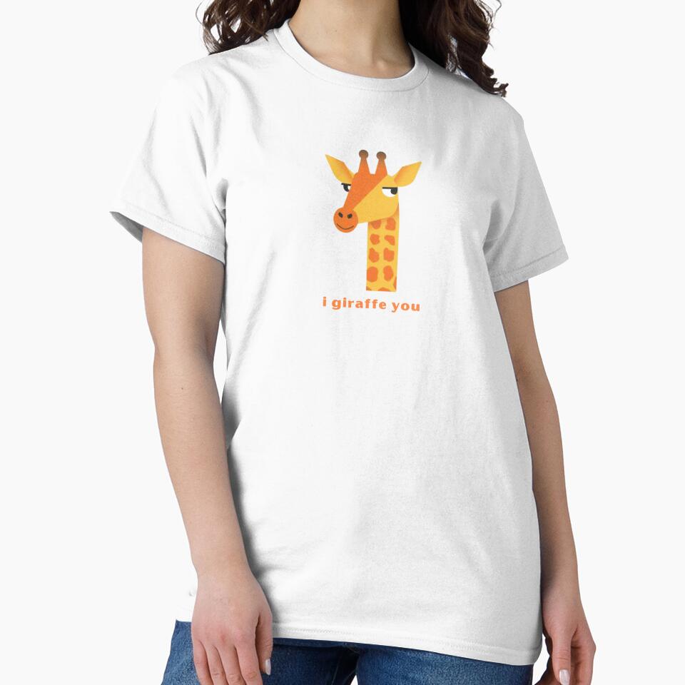 I Giraffe You - Cute Pun | TeeHee Puns Funny Design by TeeHee Puns