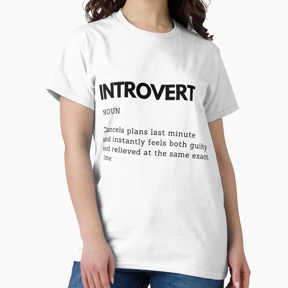 Introvert Mindset Humor Style Definition by PakoArtStudio
