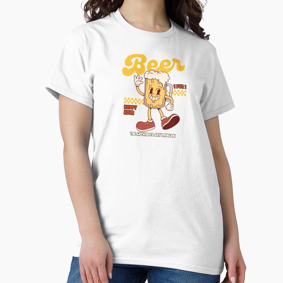 Beer - The Answer to any problem by The magic  Yellow bus