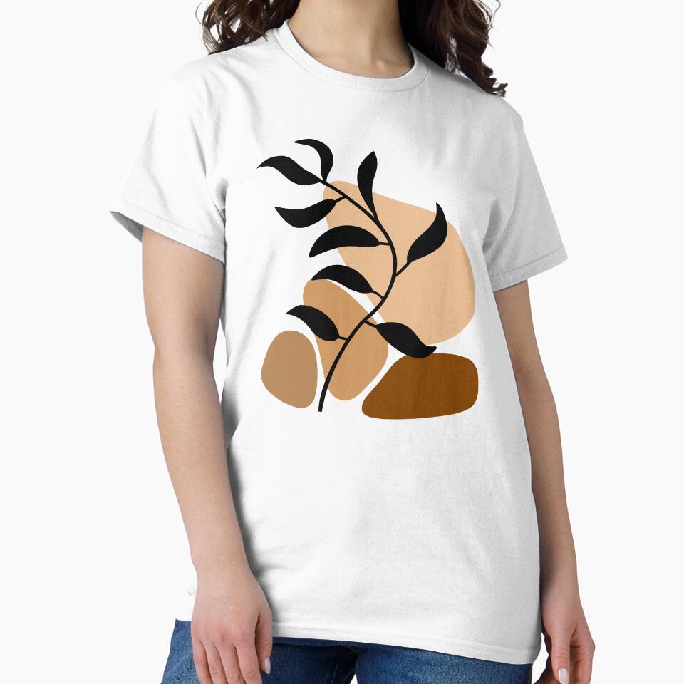 Chocolate Brown Boho Minimalism by Sartoris Art