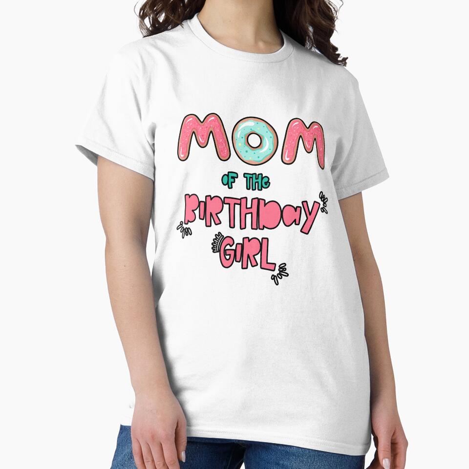 Mom of the Birthday Family Donut theme by SwankyFine