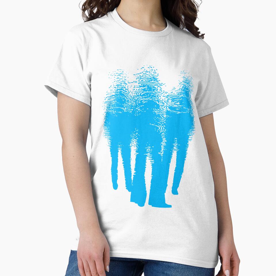 TRIO. PUDDLE ART GRAPHIC. BLUE. by 5hertz