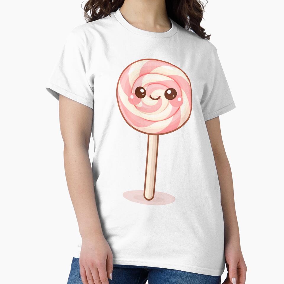 Kawaii Lollipop Candy Cute Food Character by ImagenFusionP
