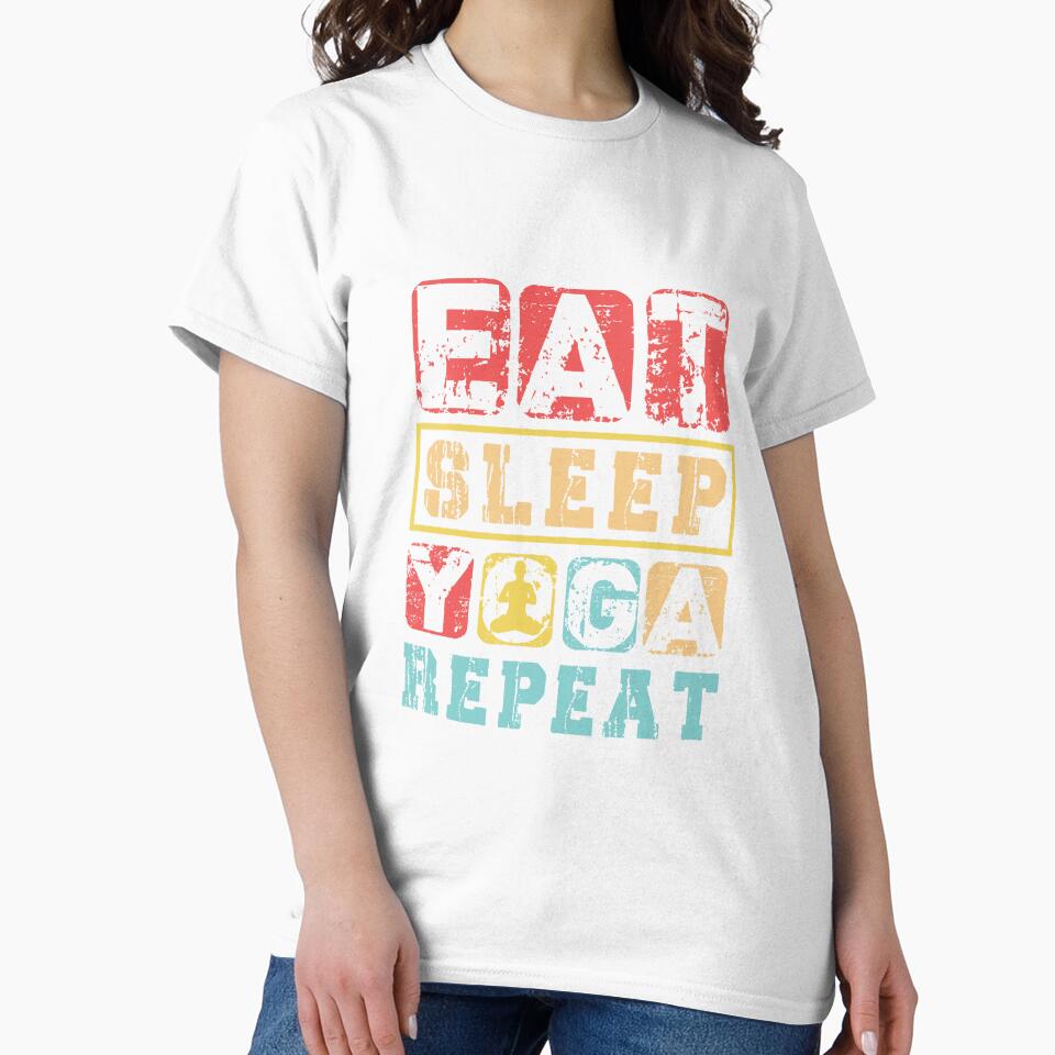 eat sleep yoga repeat by Fislux